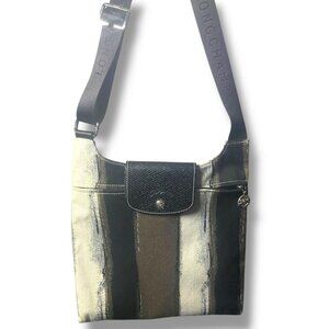 LONGCHAMP - Canvas Ombre Le Pliage Tote - Neutrals Totes Top Handle Satchel